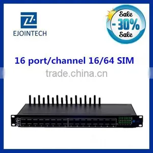 16 Port 64 Sim Gsm Voip Gateway Modem Pool Hotselling thumbnail-1