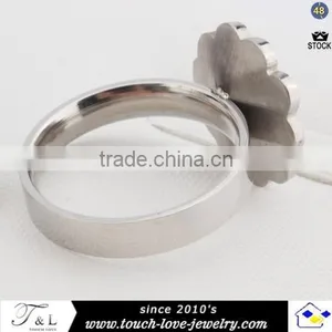 Wholesale New Design Solid Silver Flower Ring thumbnail-3