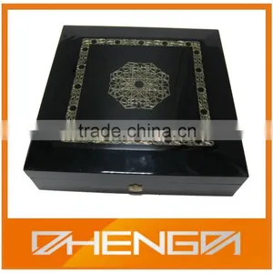 Hot!!! Customized Made-in-China Personlized Beautiful Wine Lacquer Red Tea Box(ZDW13-T025) thumbnail-2