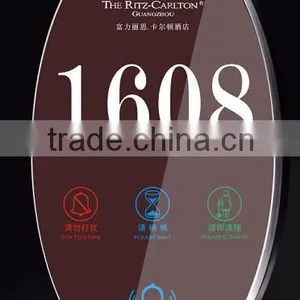 Smart Electronic Doorplate With Touch Screen for Hotel/hospital/house thumbnail-1