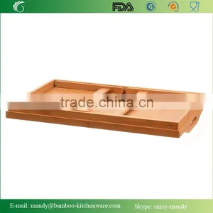 Bamboo Folding Bed Tray Table and Breakfast Tray thumbnail-4