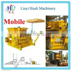 Mobile Brick Making Machine QMY6-25 Used Construction Equipment for Sale thumbnail-2