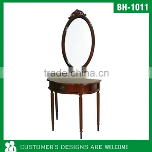 Movable Mirror, Hotel Mirror, Oval Shaped Wall Mirror thumbnail-4