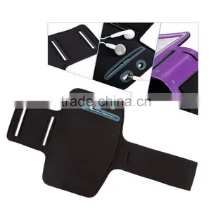 2015 Best Mobile Phone Accessories Soft Lycra Material Sport Stretch Armband thumbnail-1