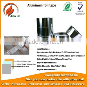 Aluminum-Foil Coated Fiberglass Insulation Tape thumbnail-1