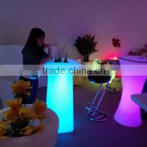 Color Change Cocktail Plastic Bar Table thumbnail-3