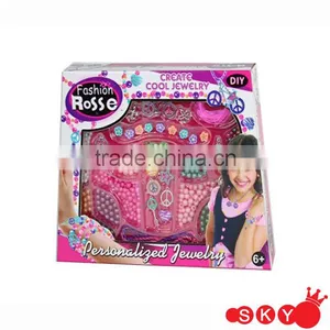2016 Intelligence DIY Game Beads Plastic Gift Beauty Set Educational Bead Toys thumbnail-1