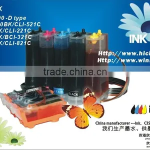 Continuous Ink Supply System for PGI-520BK/CLI-521C/PGI-220BK/CLI-221C/BCI-320BK/BCI-321C/PGI-820BK/CLI-821C thumbnail-1