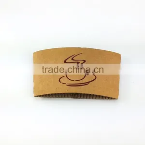 Paper Cup Sleeve With Logo Paper Coffee Cup Sleeve thumbnail-4