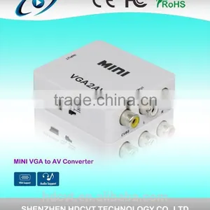 Latest 1080p Vga to tv av Converter Box thumbnail-1