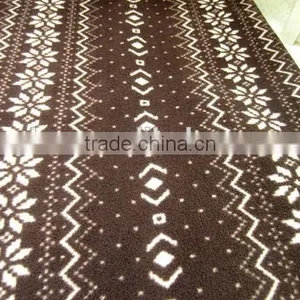 Snow Pattern Christmas Desigan Polar Fleece With Sherpa Throw Blanket/Fabric thumbnail-4