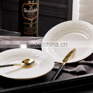 Wholesale Hotel Restaurant Wedding Home Custom Kinds Colorful Color Cheap Bone China Crockery Ceramic Porcelain Dinnerware Set thumbnail-1