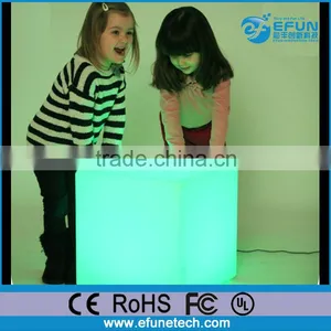 RGB Color Changing Illuminated 3d Cube Light,led Cube Lighting Chair thumbnail-1