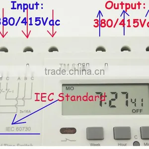 7 Days 380V 3 Phases Timer Switch thumbnail-1