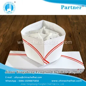 8.2cm Height Paper Forage Hat (double Red Strip) thumbnail-5