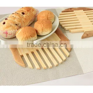 High Quality Promotional Cheap Heat Cup Hot Kitchen Bamboo Pot Holder thumbnail-3