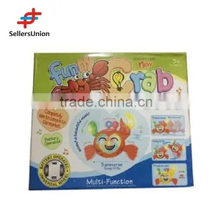 No.1 Yiwu Commission Agent Electric Animal Ride Toy Cute Design Plastic Crab Toy for Kids 21*16CM thumbnail-2