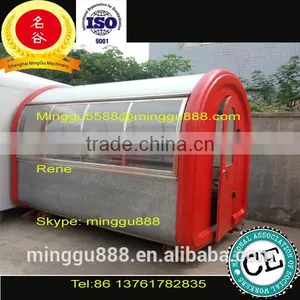 HOT Selling Stainless Steel Street Vending Food Cart Kiosk thumbnail-1