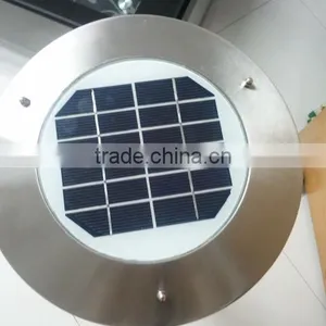 3.6V Stainless Steel Solar Sunflower Garden Light thumbnail-4