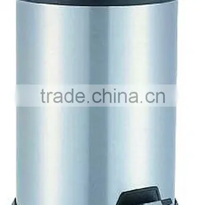 Hot Sale Stainless Steel Waste Bin Pedal Bin On Container thumbnail-1