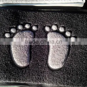 2016 HOT !!! Home Designs Pvc Coil Material Washable Pvc Floor Carepet Door Mat thumbnail-2