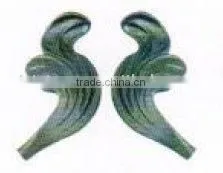 Wrought Iron Steel Leaves thumbnail-1
