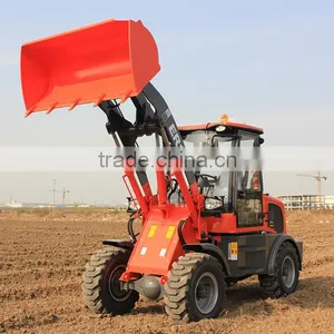 Everun CE Radlader Farm Tractor ER10 Mini Wheel Loader With Bucket for Sale thumbnail-4