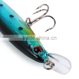 10Pcs 11cm Plastic Hard Fishing Lures Minnow Crank Artificial Hard Bait With 2 Hooks Ultra-realistic thumbnail-5