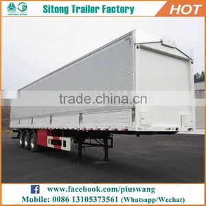 13 Meters Top-closed Type Cargo Semi Trailer Van Type Enclosed Box Trailers for Sale thumbnail-4