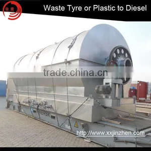 2016 High Quality Tire Recycling Machine Rubber Pyrolysis Plant Waste to Diesel Plant thumbnail-4