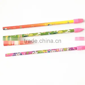 Cheap Standard Size Black Lead Eraser Tip HB Yellow Student Pencil thumbnail-4