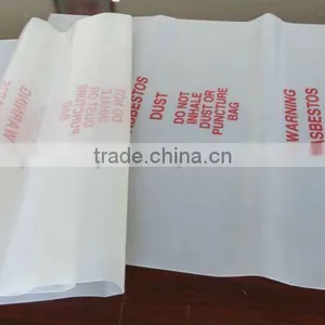 LDPE 200mic With Printing Plastic Packing Asbestos Waste Bag thumbnail-6