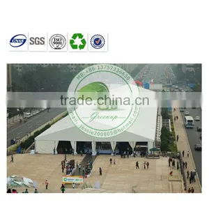 850gsm White PVC Coated Tarpaulin Side Wall Cover For Event Tent thumbnail-1