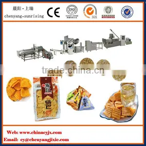 Full Automatic Single Screw Extruder Fried Snack Food Production Line thumbnail-1