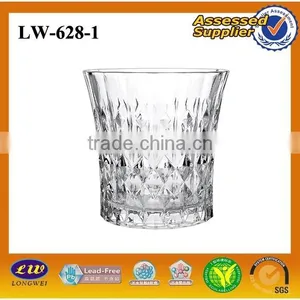 Machine Made Carved Glass Cup/diamond Glass Cup/cheap Glass Cup thumbnail-5
