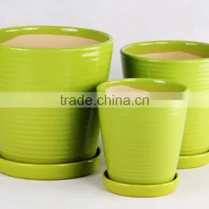 Light Blue Ceramic Pot With Plate thumbnail-5