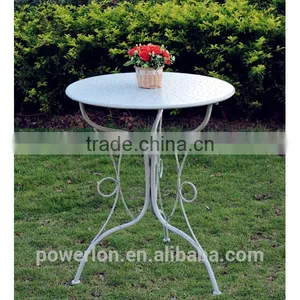 Lovely Durable KD Bistro Set Antique Light Blue Coffee Table thumbnail-3