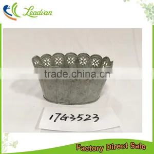 Factory Directly Cheap Selling Vertical Hanging Wrought Iron Roof Garden Planter thumbnail-3
