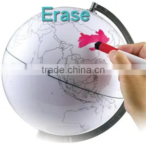 CT-517 Color Your World Global World Map Instrument Travel Map thumbnail-1