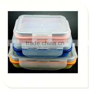 Eco-friendly Collapsible Silicone Collapsible Bowl With Lid thumbnail-1
