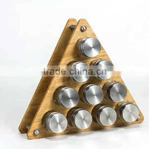 Jiangmen Manufacture Stainless Steel Kitchen Accessory Spice Jar Set thumbnail-6