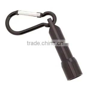 Aluminum Led Torch With Carabiner thumbnail-1