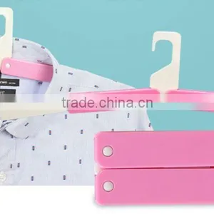 Plastic Clothes Hanger Travel Foldable Hanger thumbnail-1