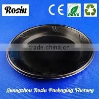 Disposable PS Black Thermoformed Plastic Plates And Plastic Bowls thumbnail-1