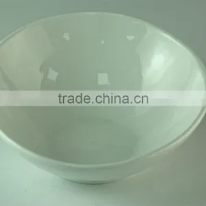Chinese Large Capacity White Ceramic Soup Bowl thumbnail-2