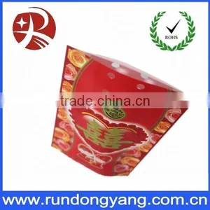 Beautiful Printing Red Plastic Candy Bags for Wedding thumbnail-1
