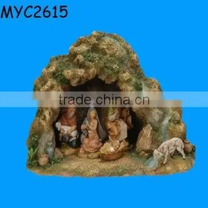 Xmas Home Decoration Indoor Resin Nativity Set thumbnail-1