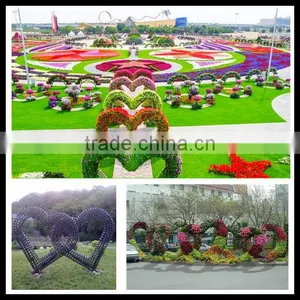 Dubai Garden Heart Pot Flower Tower Pot Garden Supplier thumbnail-1