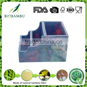 Professional Traditionary Customized Bamboo Fiber Pen Container/storage Articlesarticles thumbnail-2