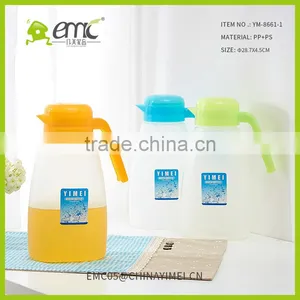 Cold Kettle Sets With Lid Plastic Juice and Tea Vottle With 4 Cups thumbnail-2